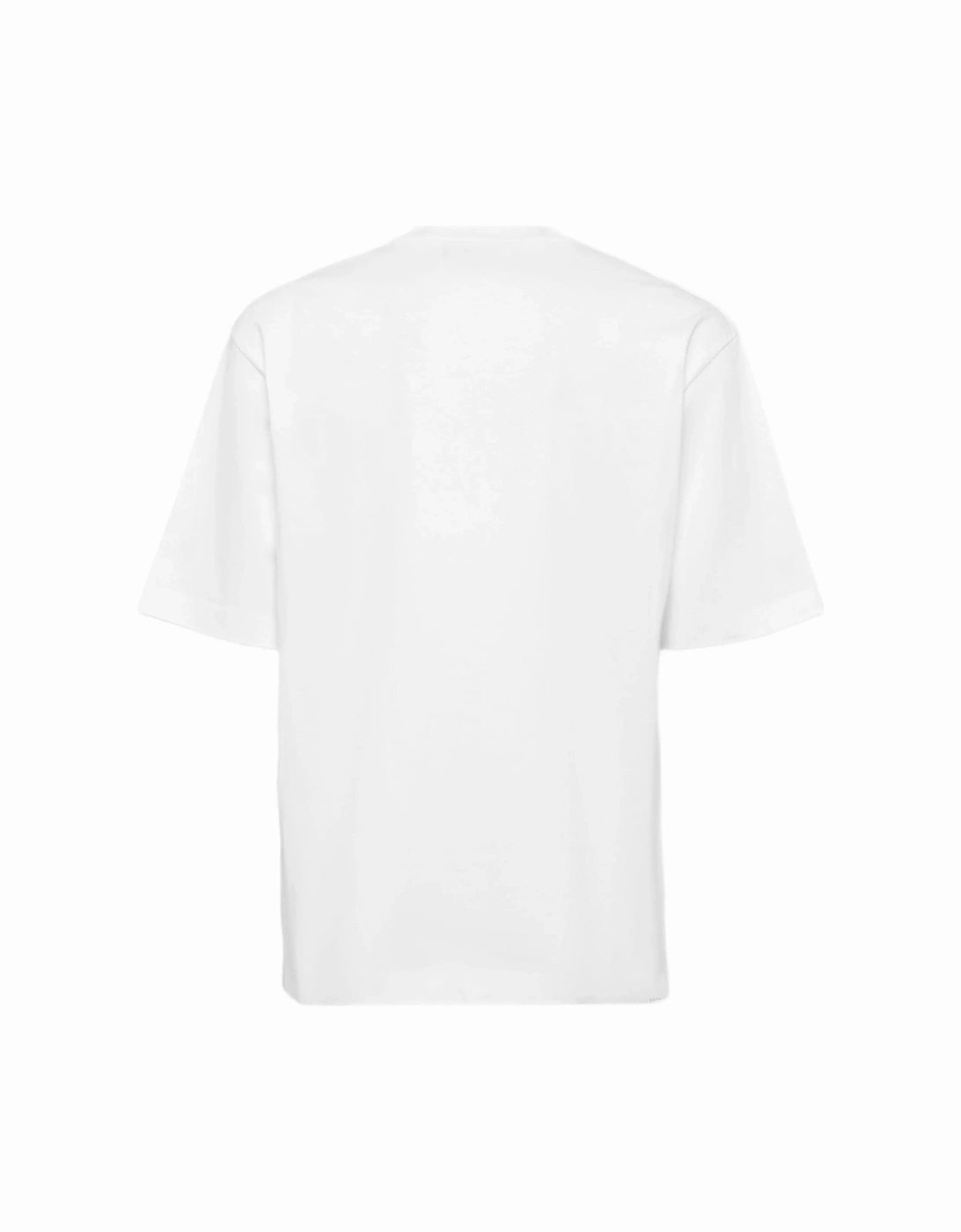 College Logo Loose Fit T-shirt White