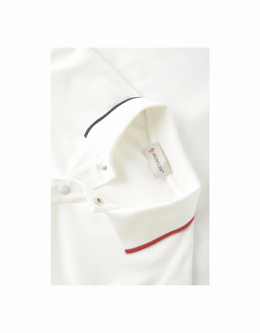 Kids Trim Collar Polo White