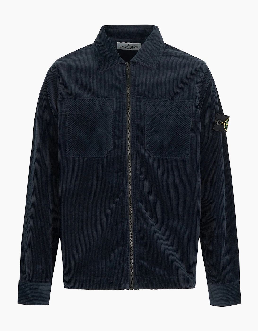 Stone Island Boy's Kids S0199 Corduroy Overshirt Navy - Size: 8 years