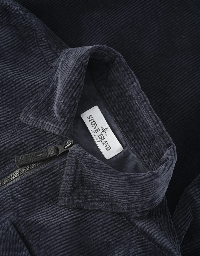 Kids S0199 Corduroy Overshirt Navy