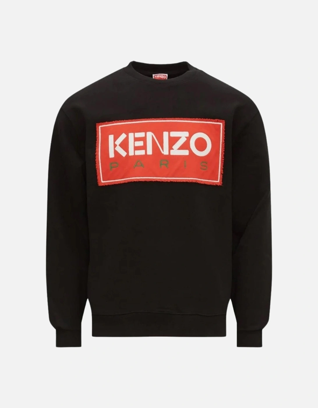 Paris Blocked Logo Sweatshirt in Black, 3 of 2
