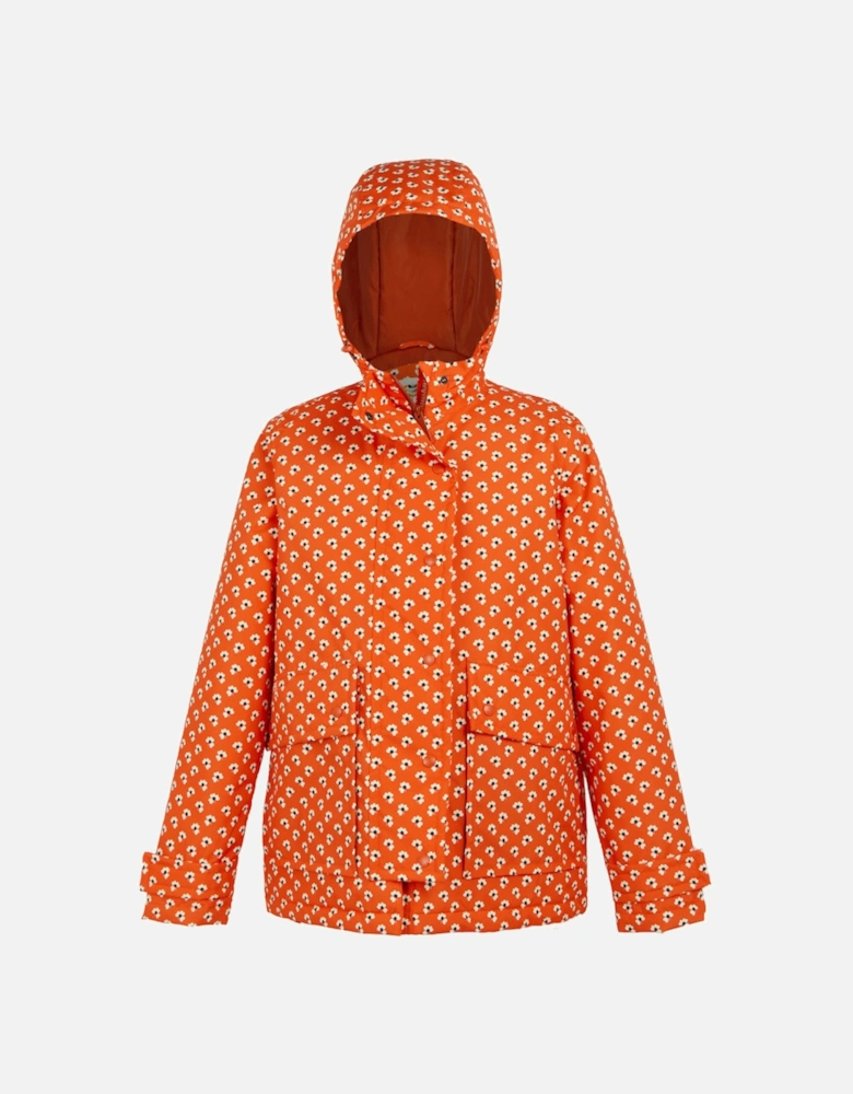 Womens Orla Kiely Mid Length Waterproof Jacket