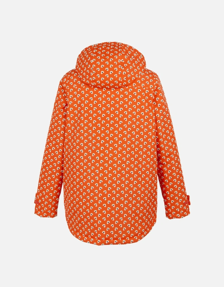 Womens Orla Kiely Mid Length Waterproof Jacket