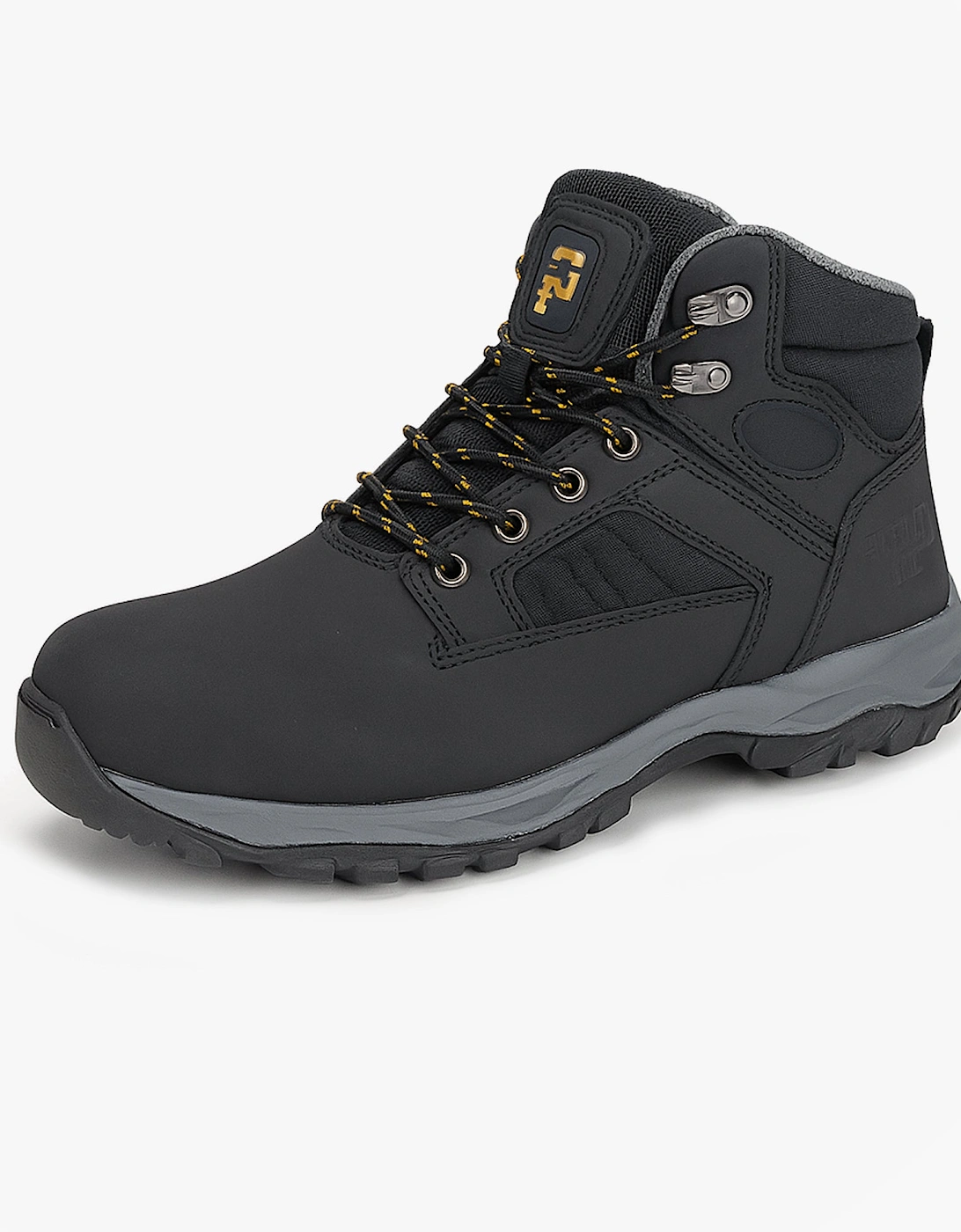 M292A Mens Nubuck Safety Ankle Boots Black, 3 of 2