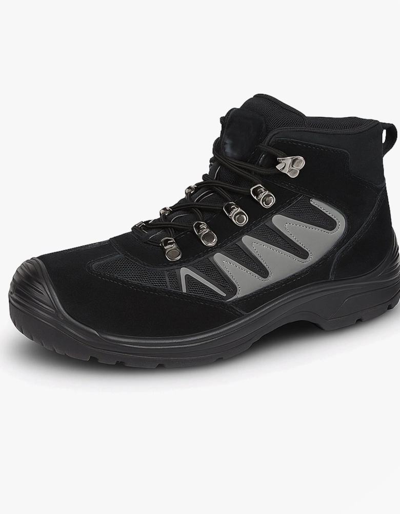 M074A Mens Safety Ankle Boots Black