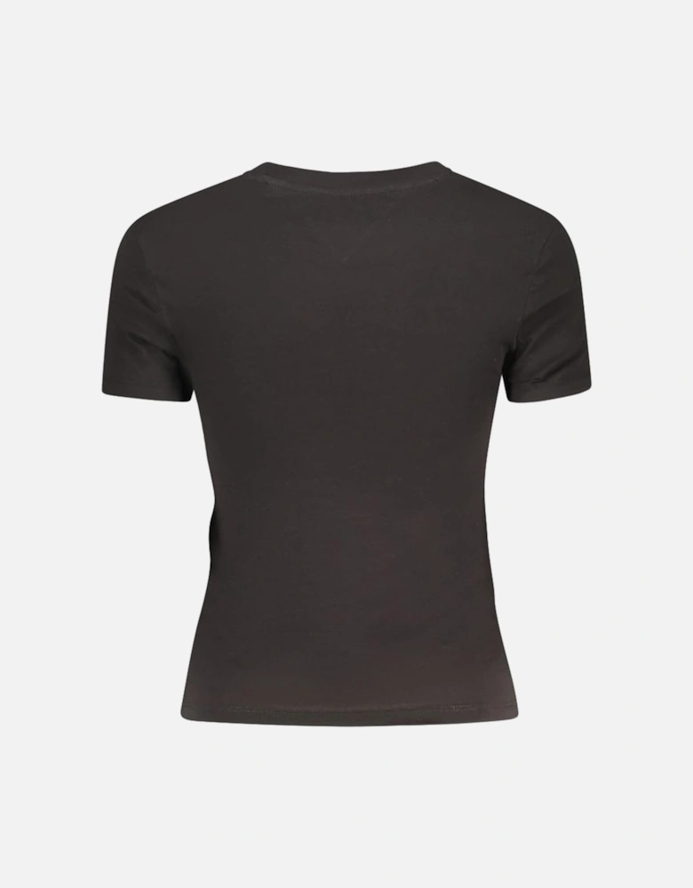 Leather Lace-Up Combat Boots Women - Black T-Shirts