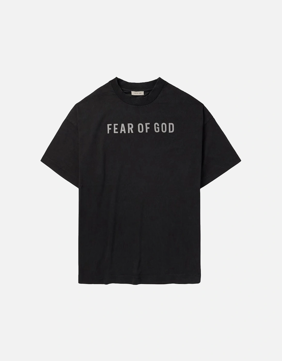 Logo Printed Oversized T-Shirt in Black, 3 of 2