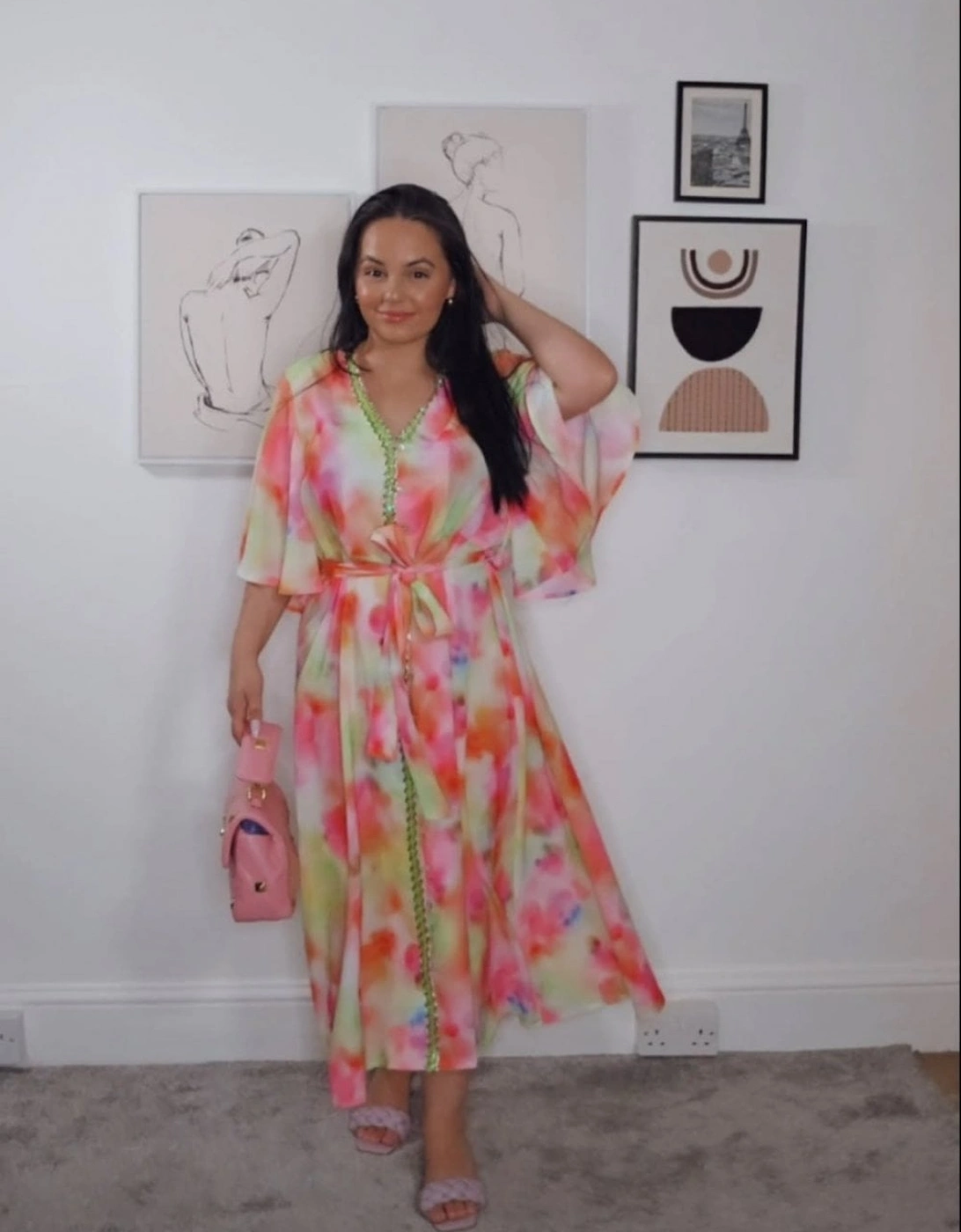 The Pink Lauren Floral Maxi Dress, 5 of 4