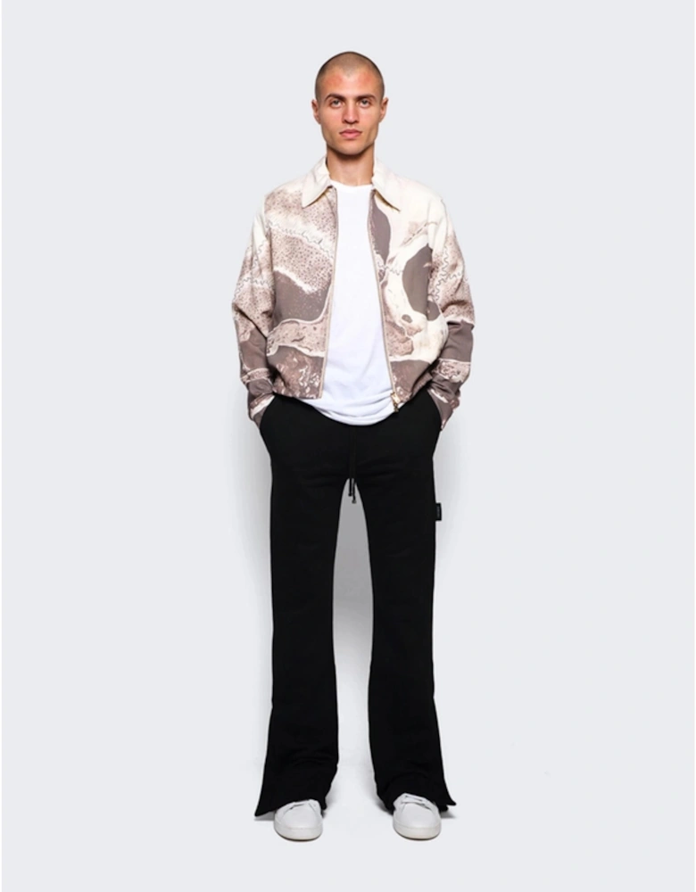 KICK FLARE SWEATPANTS BLACK