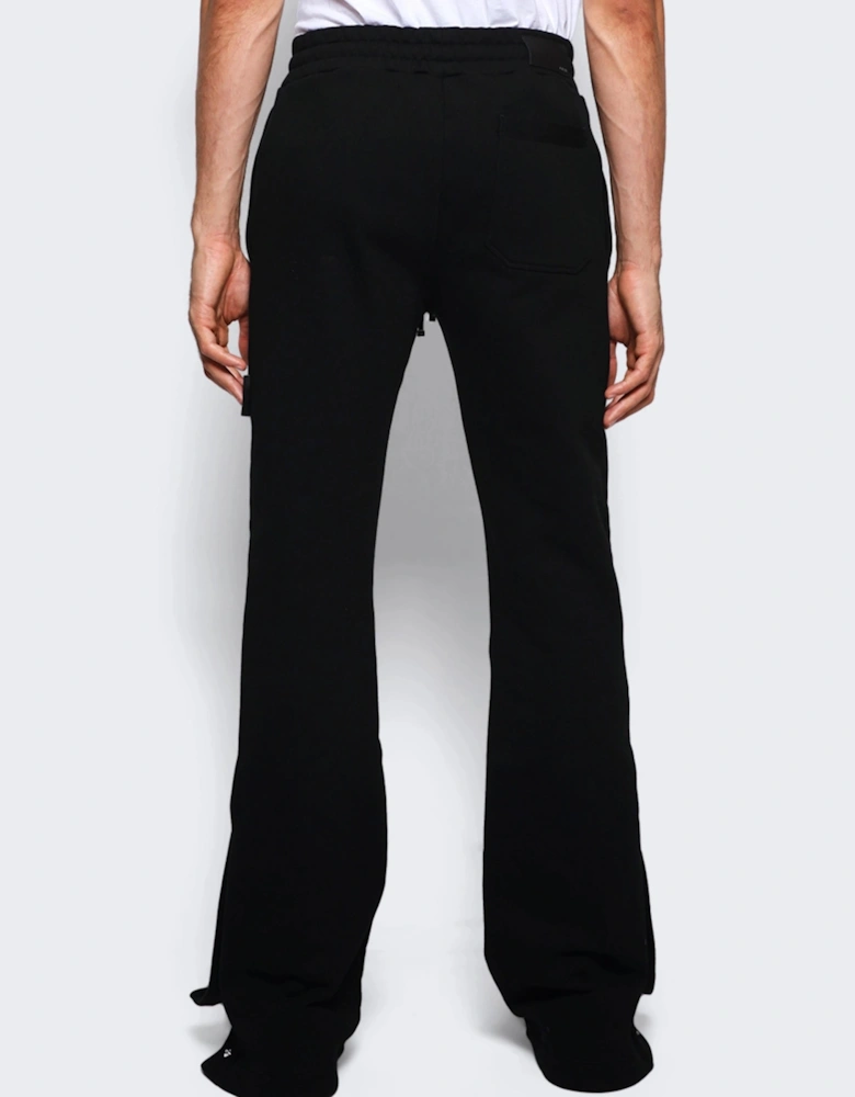 KICK FLARE SWEATPANTS BLACK