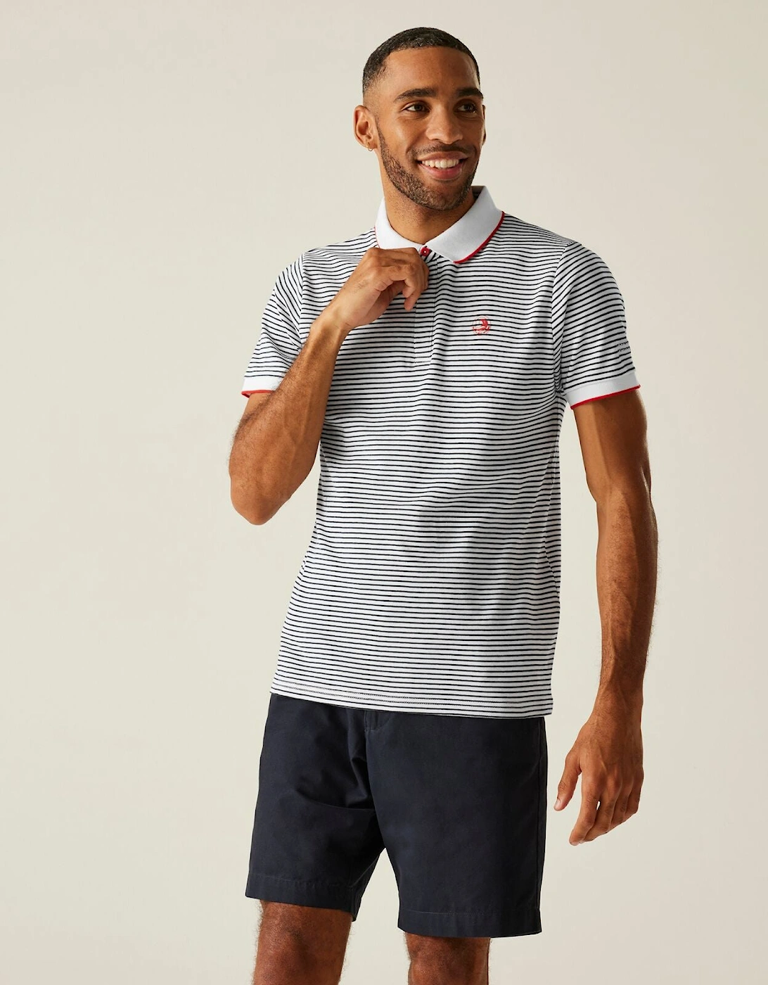 Mens Tiver Short Sleeve Polo Shirt, 2 of 1