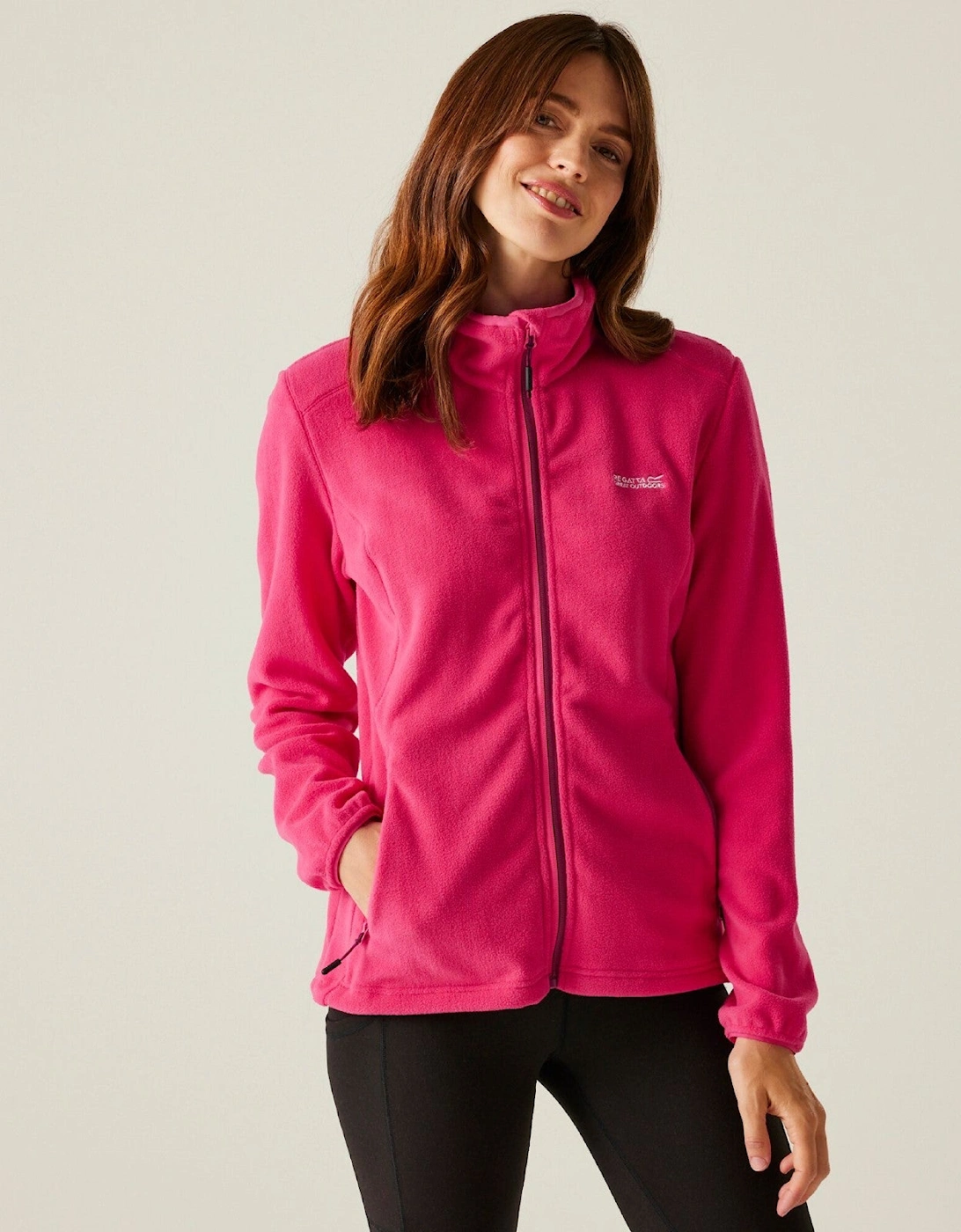 Womens Floreo IV Full Zip Soft Fleece Jacket, 2 of 1