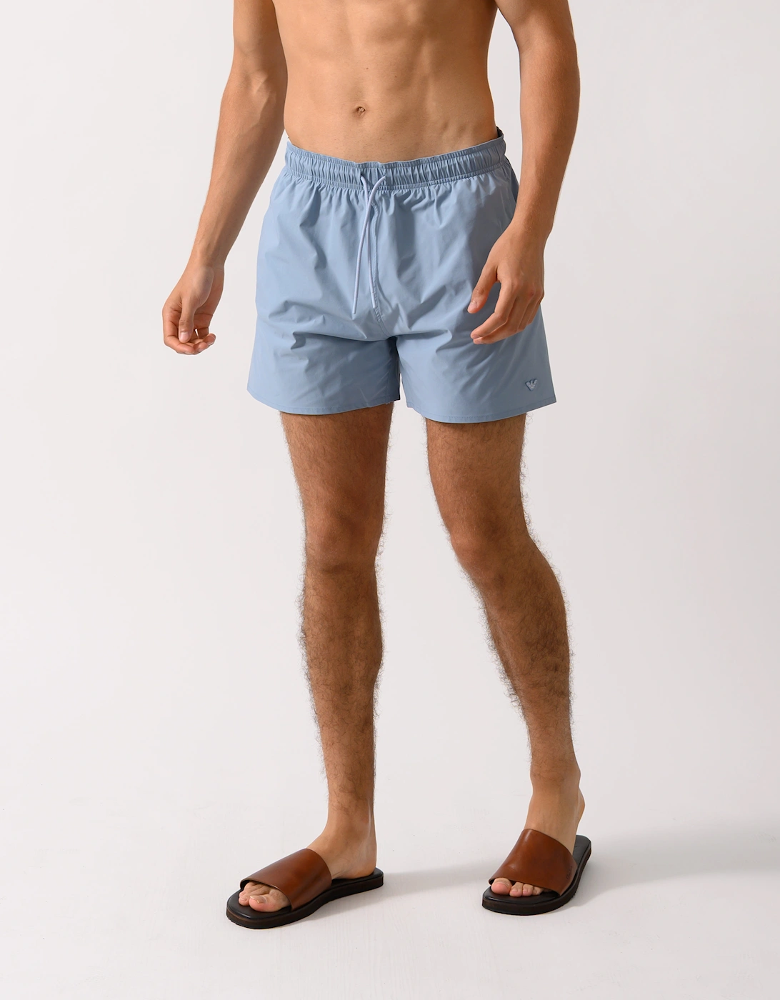 Mens Essential Eagle Logo Swim Shorts, 2 of 1