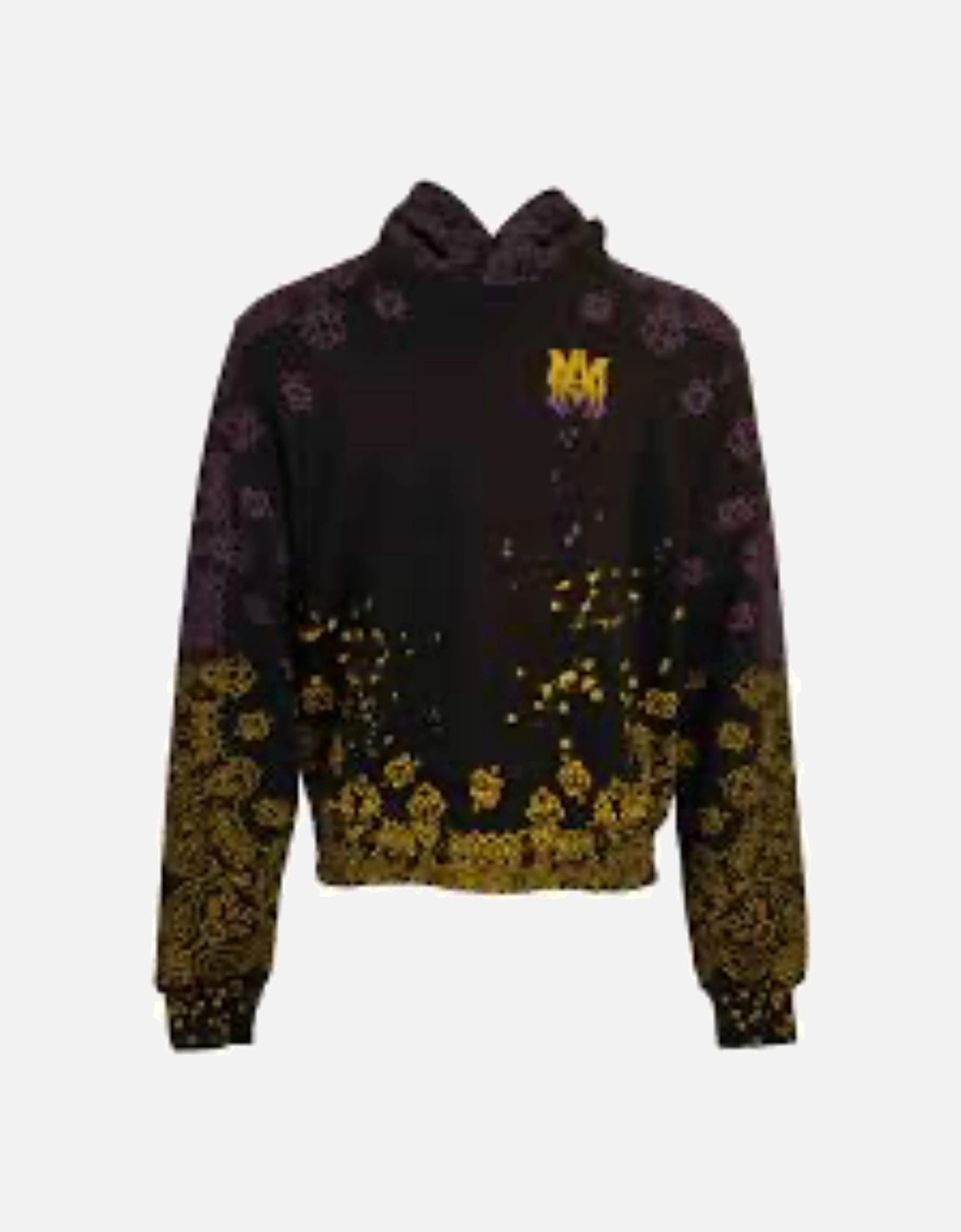 BANDANA BLEACH HOODIE PURPLE / YELLOW, 3 of 2