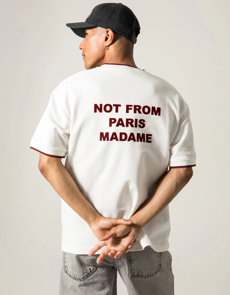 Le T-Shirt Slogan Piquè
