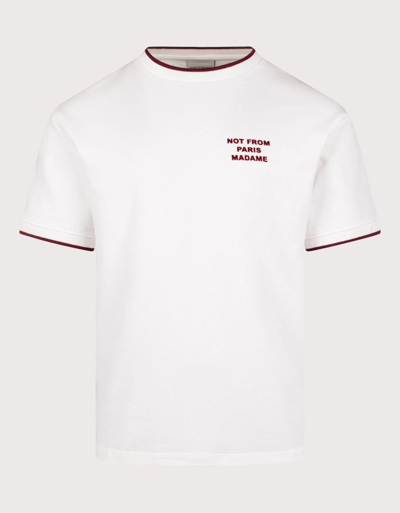 Le T-Shirt Slogan Piquè