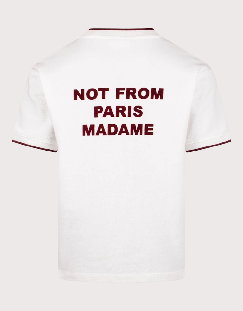 Le T-Shirt Slogan Piquè