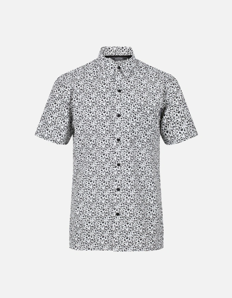 Mens Mindano V Short Sleeved Checked Shirt