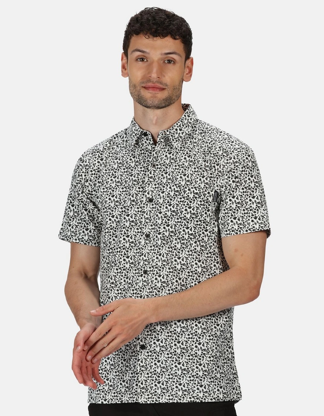 Mens Mindano V Short Sleeved Checked Shirt