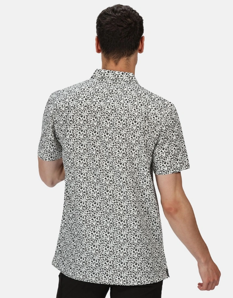 Mens Mindano V Short Sleeved Checked Shirt