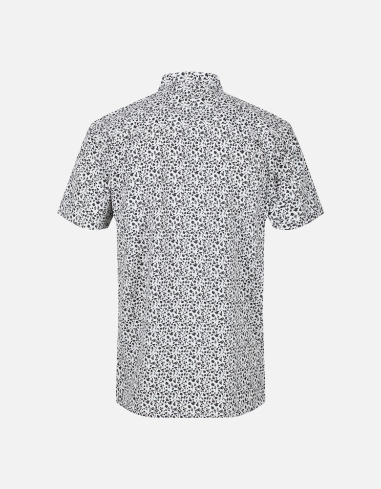 Mens Mindano V Short Sleeved Checked Shirt