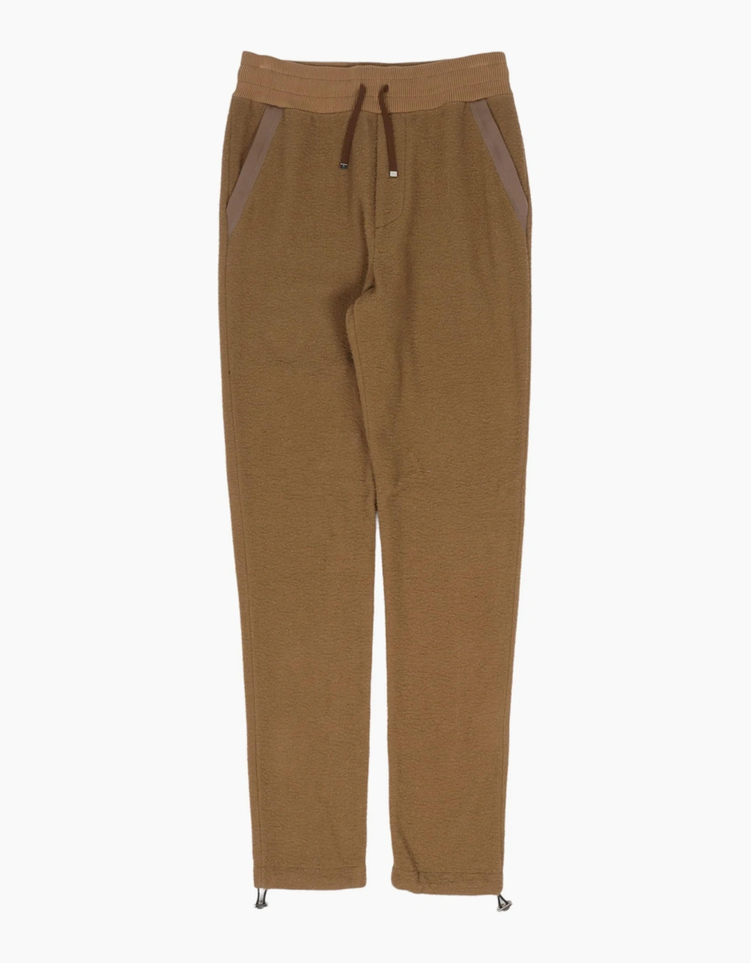 AMIRI WOOL TRACK PANTS ERMINE BROWN - Size: M