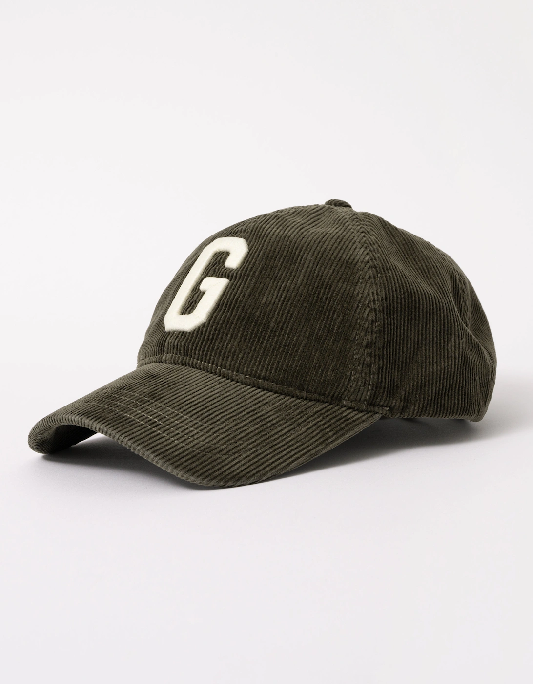 Mens G Logo Corduroy Cap - 303 Moss Green, 2 of 1