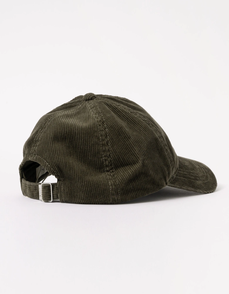 Mens G Logo Corduroy Cap - 303 Moss Green
