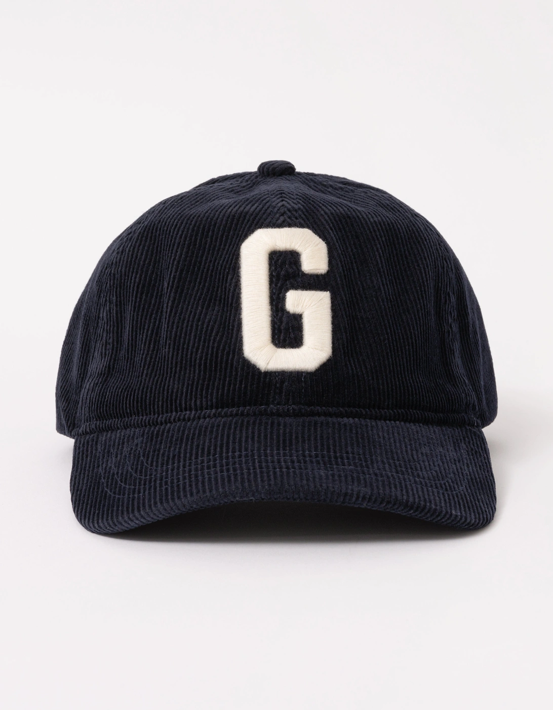 Mens G Logo Corduroy Cap - 433 Evening Blue