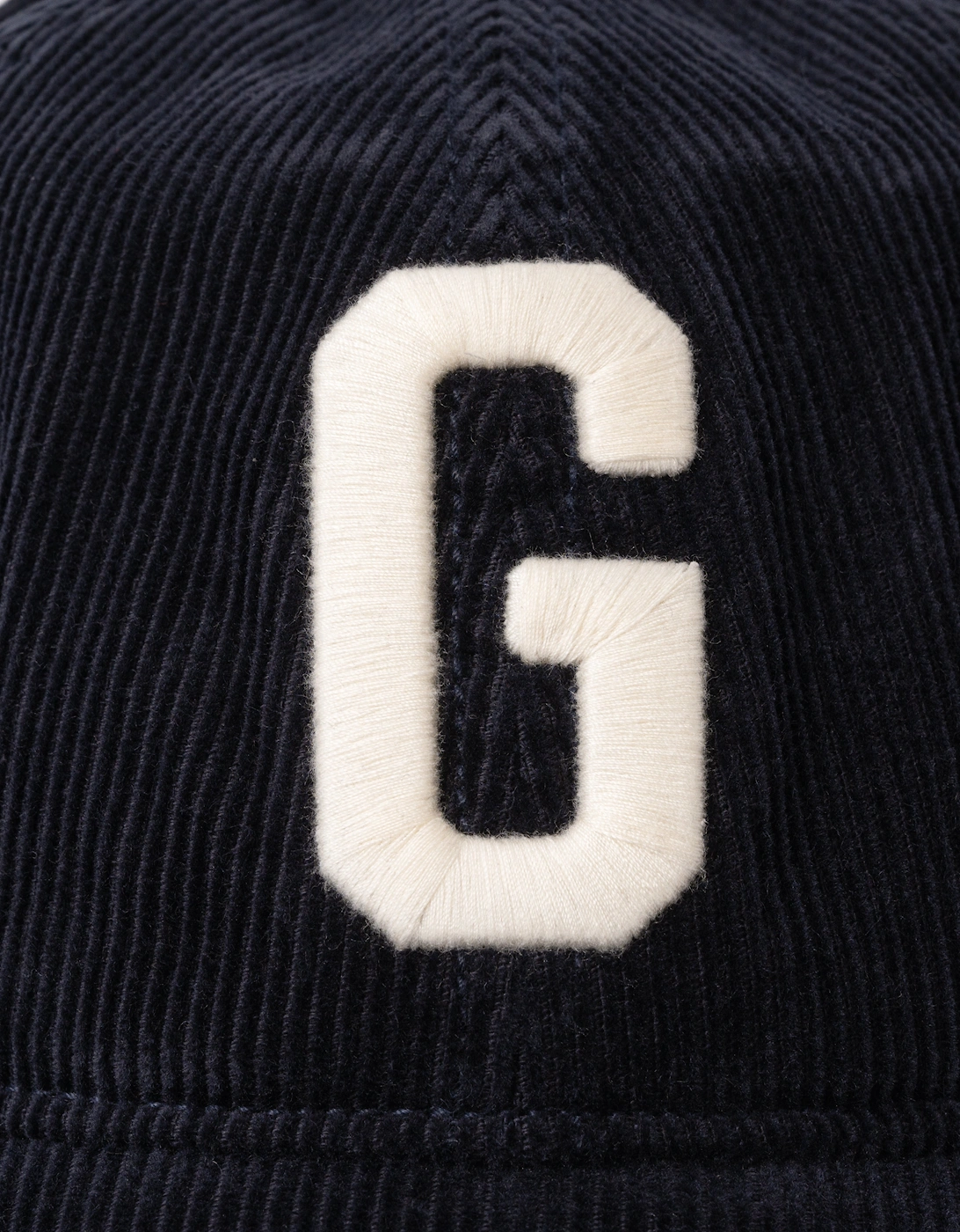 Mens G Logo Corduroy Cap - 433 Evening Blue