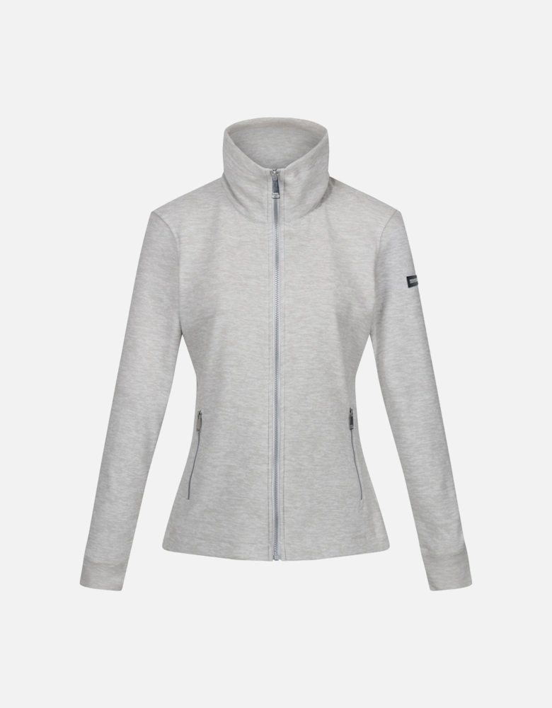Womens/Ladies Azaelia Marl Full Zip Fleece Jacket