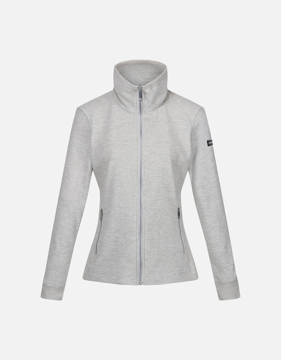 Womens/Ladies Azaelia Marl Full Zip Fleece Jacket, 5 of 4