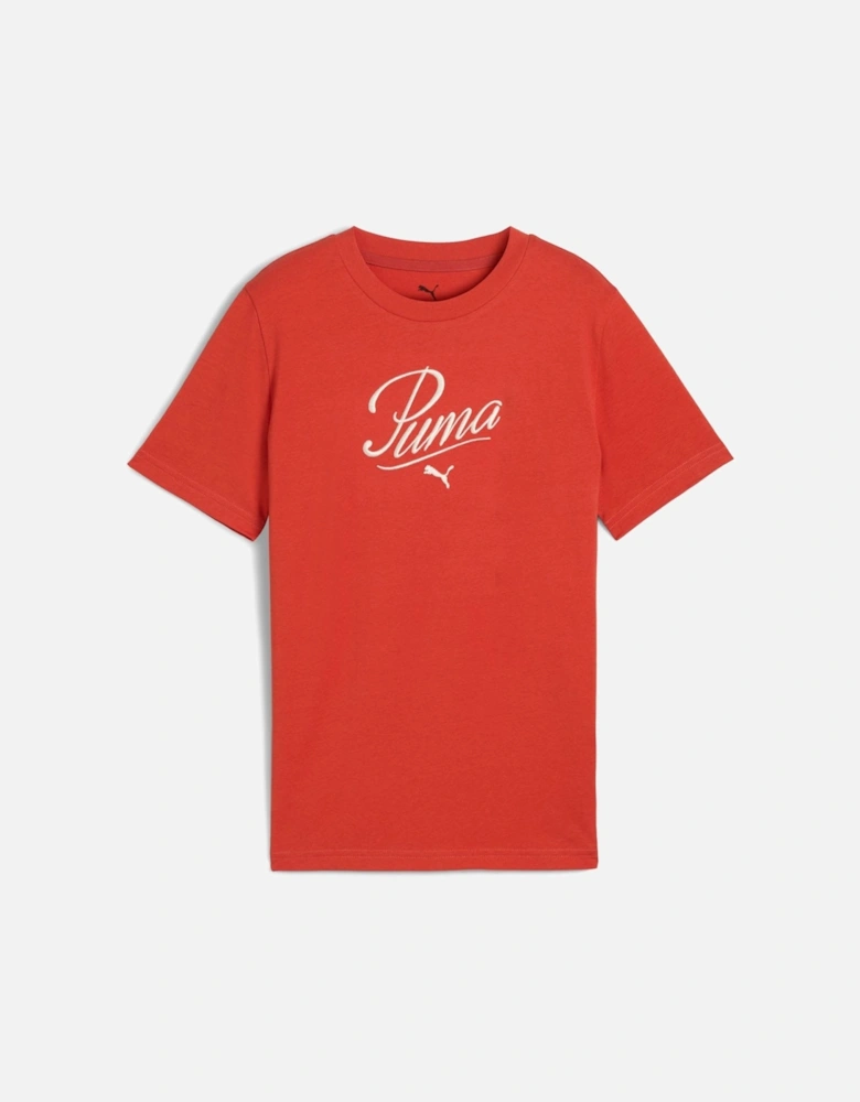 Juniors Essential Script T-Shirt