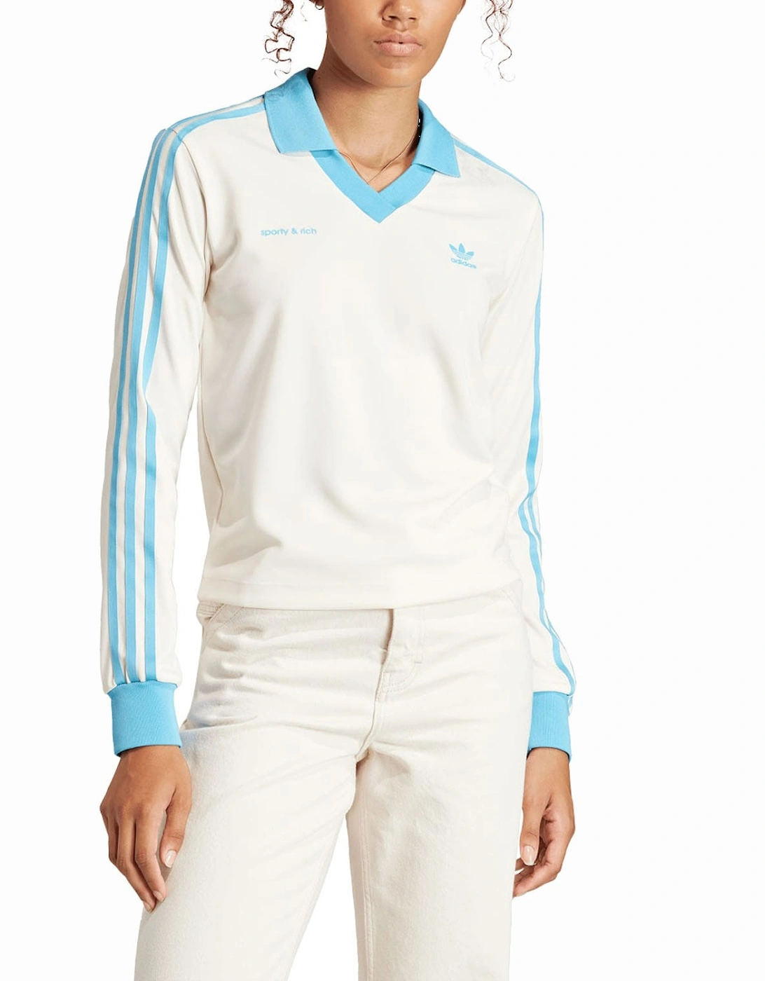 Sporty & Rich x adidas Long Sleeve Soccer Jersey