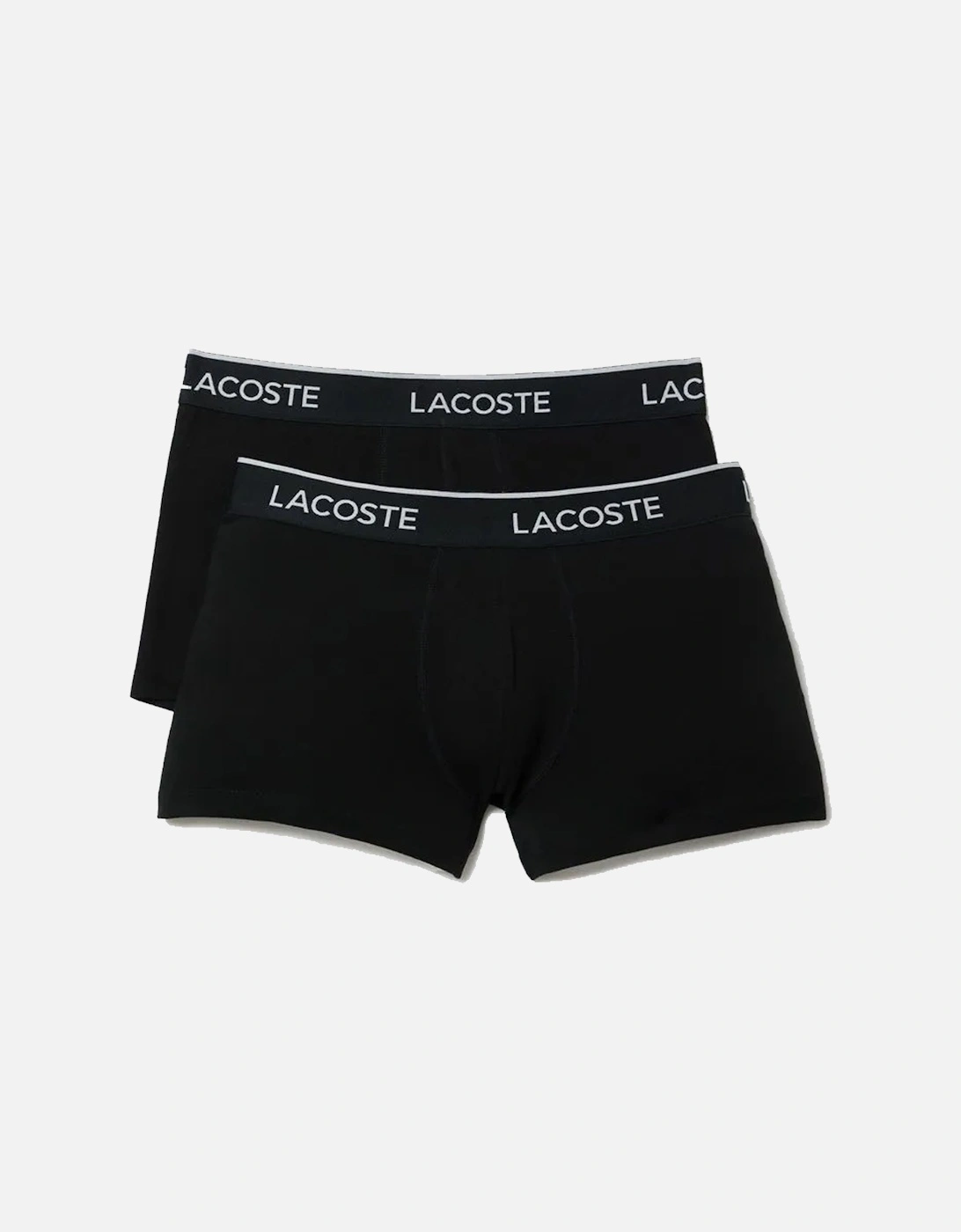 2 Pack Cotton Stretch Logo Trunks Black/Black, 5 of 4