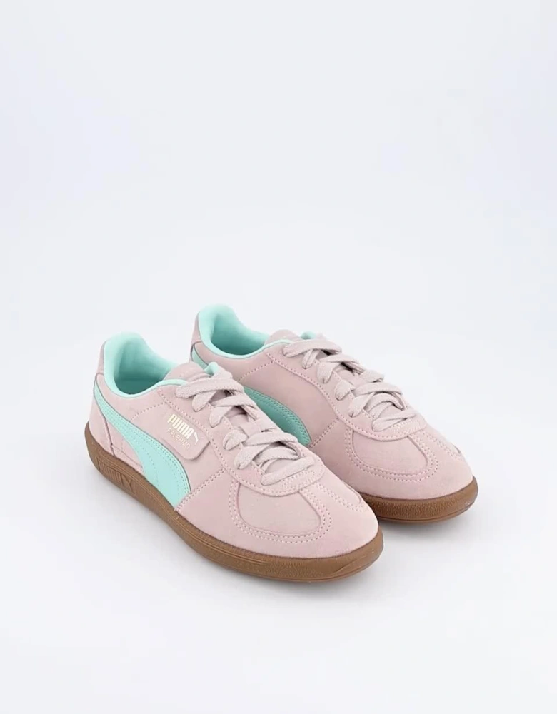 Unisex Palermo Trainers - Light Pink/Green