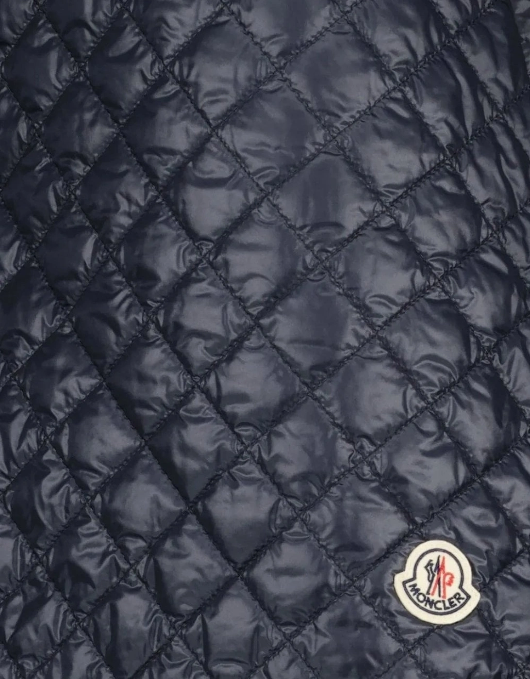 Womens Quilted Skirt Navy