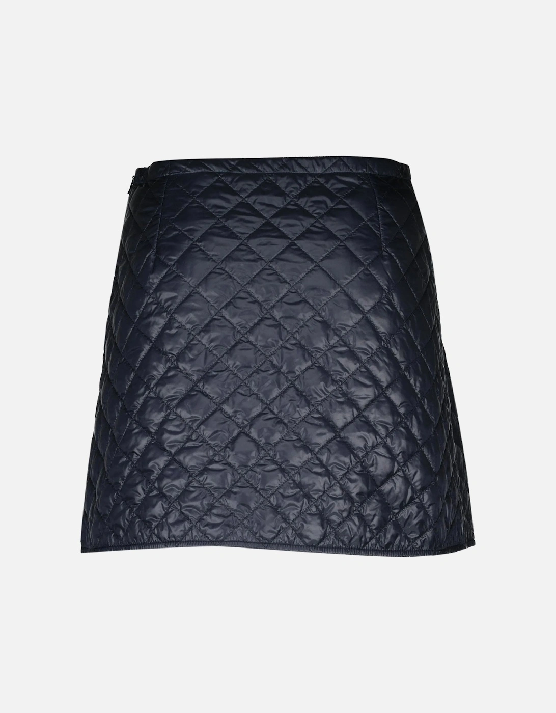 Womens Quilted Skirt Navy