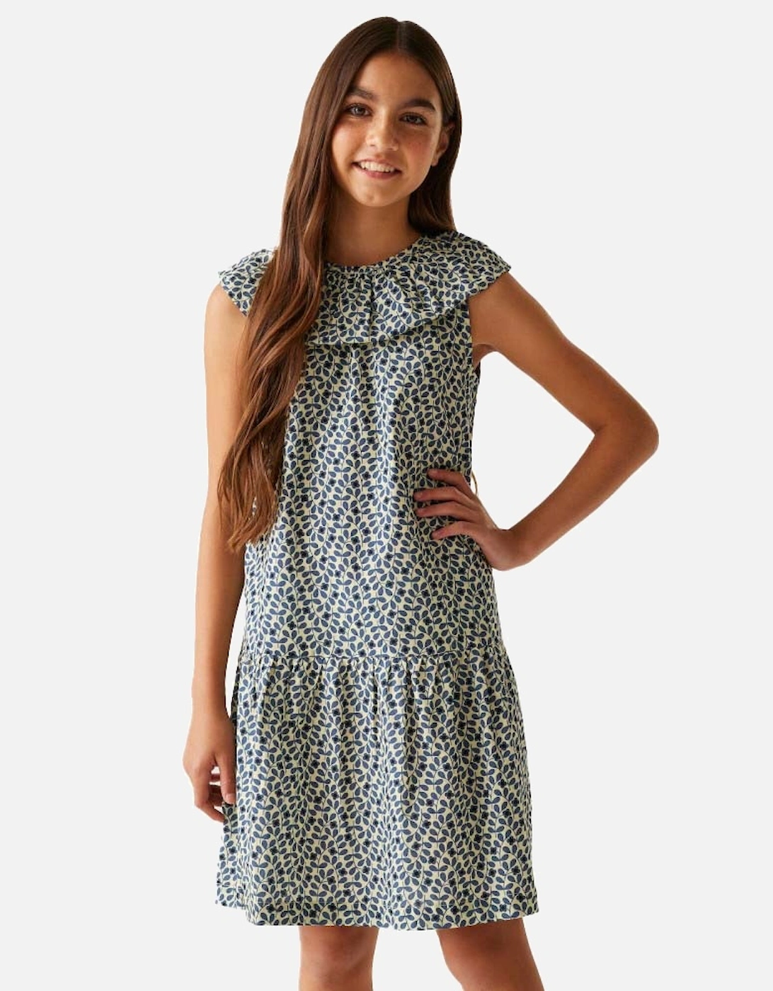 Girls Orla Cotton Sleeveless Dress, 5 of 4