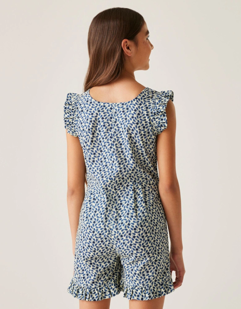 Girls Orla Cotton Poplin Playsuit