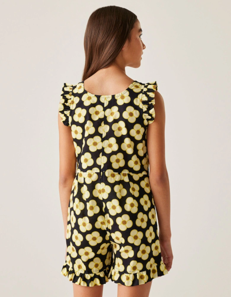 Girls Orla Cotton Poplin Playsuit