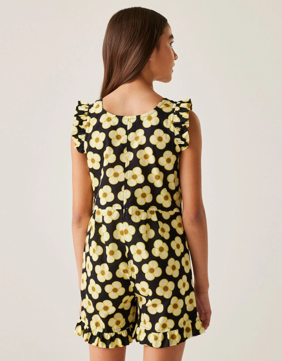 Girls Orla Cotton Poplin Playsuit