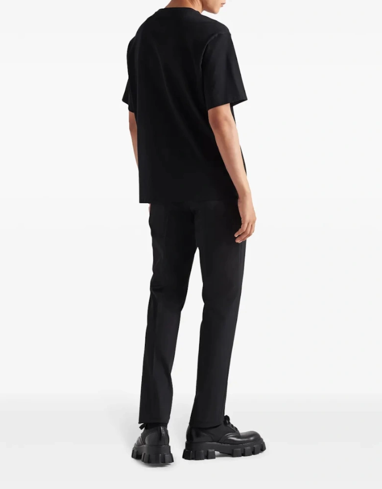 Triangle Plaque T-Shirt in Black