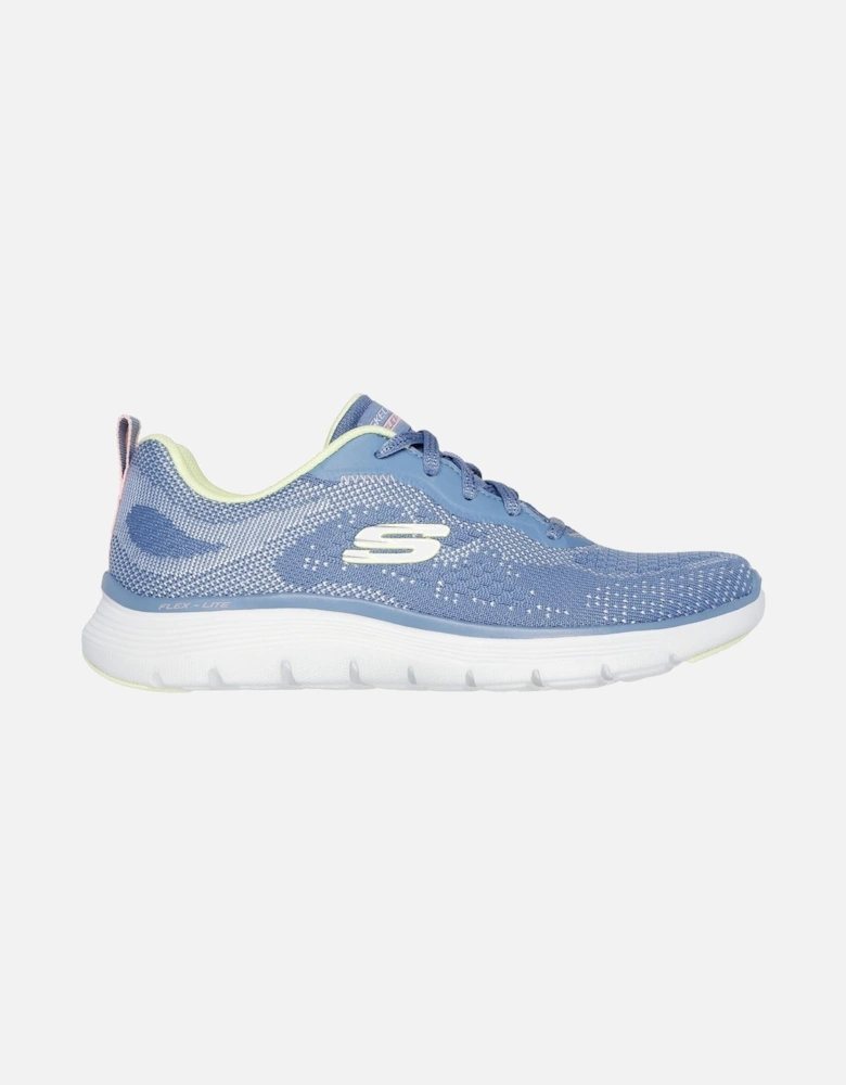 Flex Appeal 5.0 Cruising Thru Textile Women's Blue/Lime Trainers