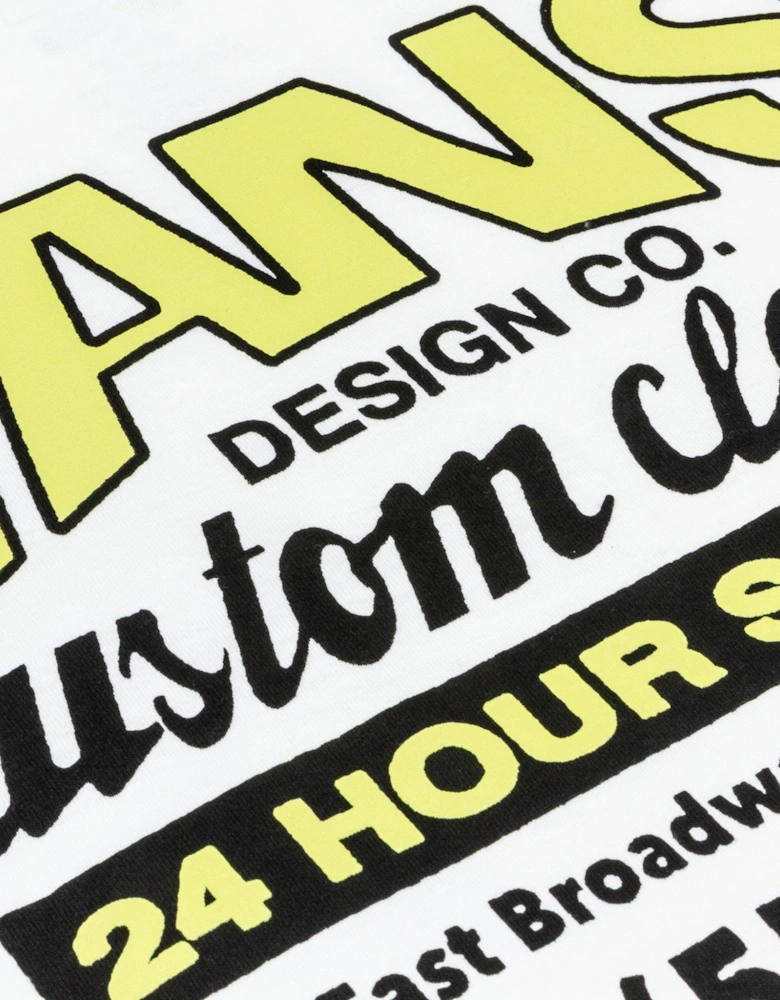 Shop Front T-Shirt - White/Sunny Yellow