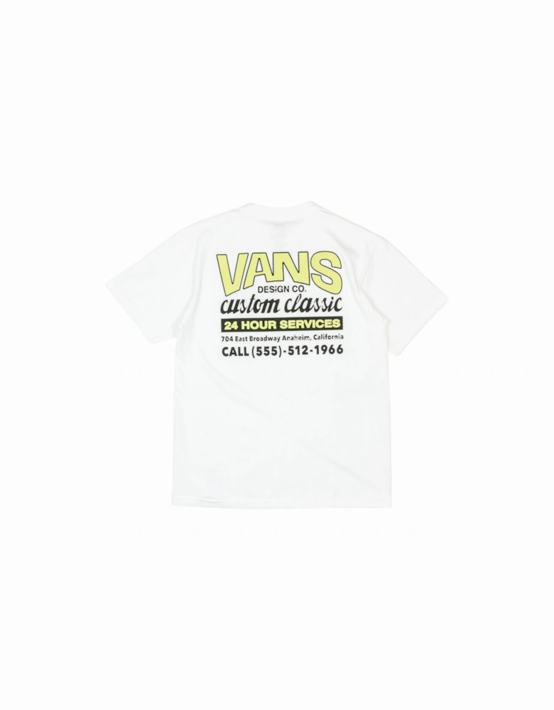 Shop Front T-Shirt - White/Sunny Yellow