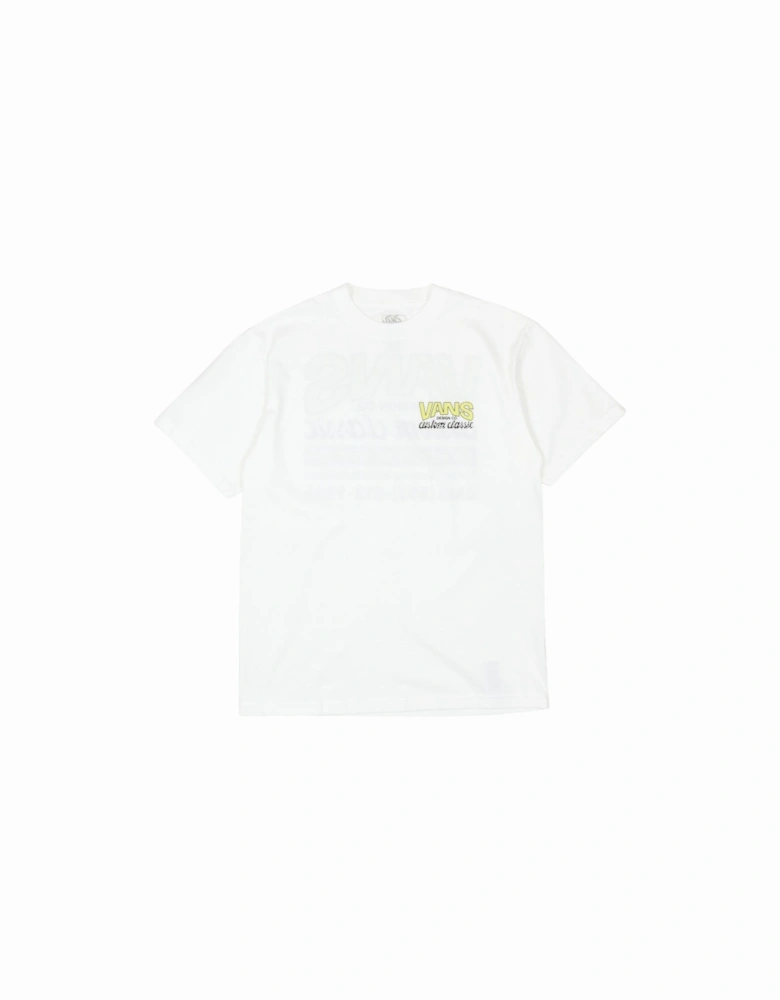Shop Front T-Shirt - White/Sunny Yellow
