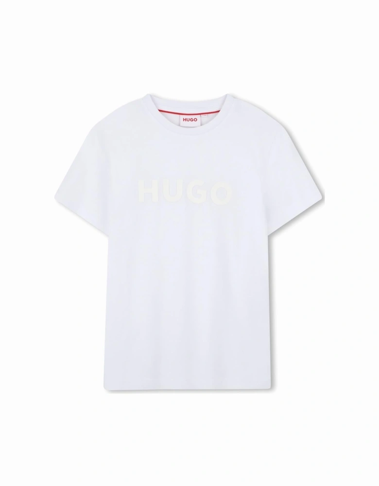 HUGO JERSEY SHORT & TEE SET YELLOW