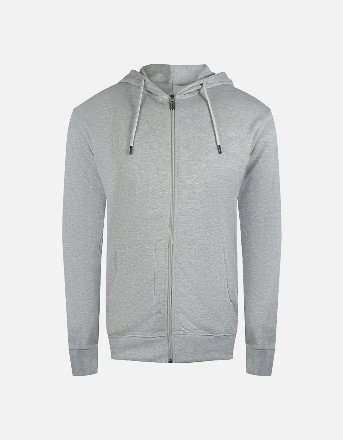 Cavalli Class Bold Floral Logo Grey Zip-Up Hoodie, 3 of 2