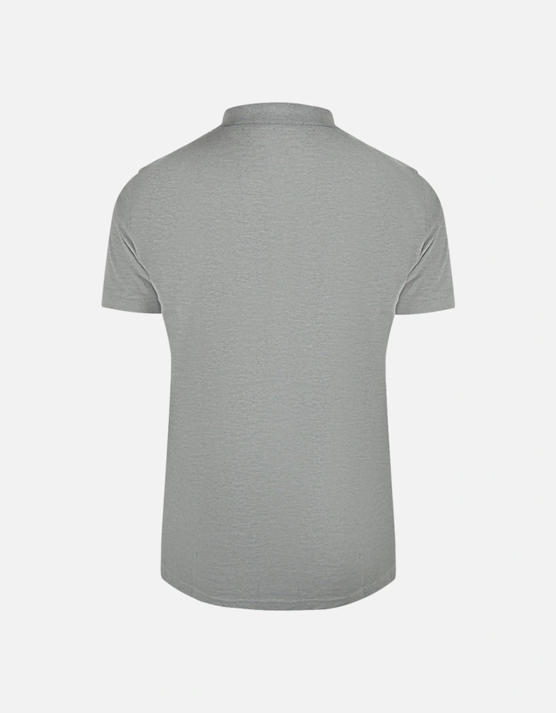 Cavalli Class Taped Shoulders Grey Polo Shirt